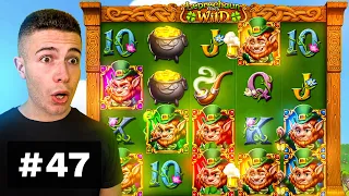 $30000 BONUS BUY on Sweet Bonanza, HUGE WIN on Leprechaun goes Wild! - AyeZee Stream Highlights #47