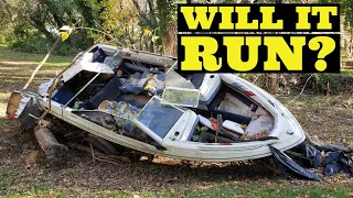 Junky Boat Washed Up... Will It Run?  #Trashliner - NNKH