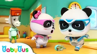 Super Panda's Earthquake Rescue | Play Safe | Kids Cartoon | Kids Videos | Baby Cartoon | BabyBus