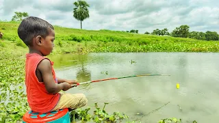 Best Hook fishing 2022✅|Little Boy hunting fish by fish hook From Beautiful  nature🥰🥰(Part-82)