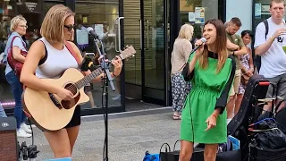 Allie Sherlock, Fabio Rodrigues, Zoe Clarke, Dylan Harcourt and Tonica on Grafton Street