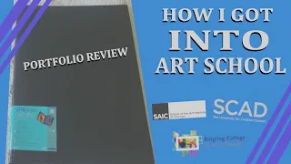 Accepted Animation School Portfolio Review (SCAD, Ringling, SAIC)