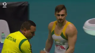 Robert TVOROGAL (LTU) - 2024 European silver medallist, horizontal bar