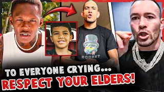 Israel Adesanya sends PERSONAL MESSAGE to Alex Pereira's SON! Colby Covington RESPONDS! UFC 287