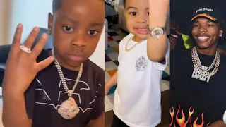 Lil Baby Got His Sons Flexing in Ice & Counting them Bills.