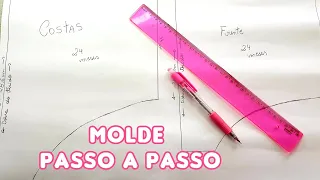 MOLDE CALCINHA TAPA FRALDA - 24 MESES | PASSO A PASSO COM MEDIDAS