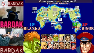 BARDAK vs Hain Kostok fightcade live match online retro game sf2ce hardcore