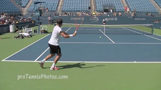 Murray v Wawrinka 2014 US Open Practice