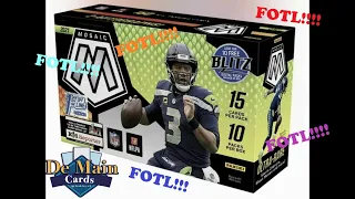 FOTL!! 2021 Panini Mosaic Football Hobby Box! 2 FOTL Exclusive /11 Mosaic Parallels! Rookie Prizms!!