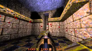 Quake - E4M5 Hell's Atrium (Secret Exit) - All Secrets - 1080p 60fps Uncommented