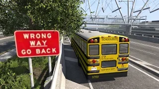 School Bus Crashes 13 | BeamNG.drive