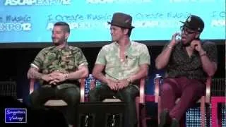 BRUNO MARS/PHILIP LAWRENCE/ARI LEVINE - FUNNY!  LIVE at ASCAP Expo 2012