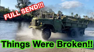 Xtreme Off Roading my 6x6 m35A2 Army Truck!!!