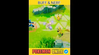 Buff & Nerf - Pokemon Unite || New Secrets Buff & Nerf #pokemonunite #pokemonunitegameplay