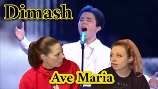 AMERICANS REACT TO DIMASH | AVE MARIA | BLOOPERS