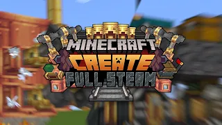 Minecraft Create Mod Full Steam 0.5 Update + How to Make Trains!