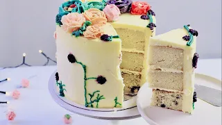 White Chocolate Cake Recipe & White Chocolate Buttercream Frosting Recipe