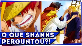 POR QUE SHANKS CHOROU NA DESPEDIDA DOS PIRATAS ROGER