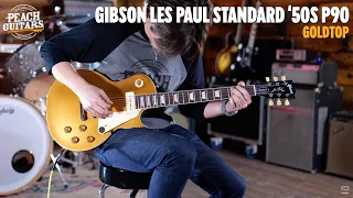 No Talking...Just Tones |  Gibson Les Paul Standard '50s P90 - Gold Top