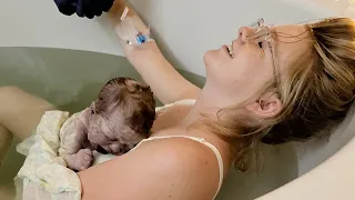 Real & Raw Live Birth Vlog / Surprise Gender / All Natural Water Birth