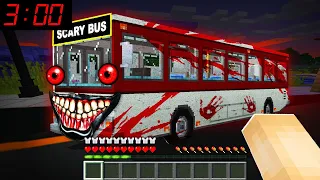 FAHRE NIEMALS HORROR BUS UM 3 UHR NACHTS IN MINECRAFT