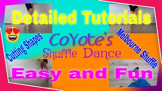 How to Shuffle Dance /for beginners/ detailed Tutorials