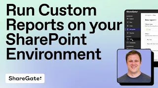 Run Custom Reports on your SharePoint Environment