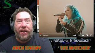 (First Time Reacting To Arch Enemy) 'The Watcher' (Reaction) Smitty's Rock Radar