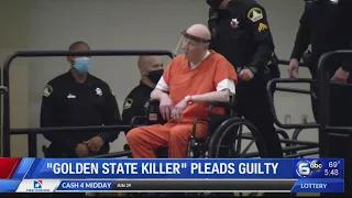 Golden State Killer admits murders, rapes for life in prison