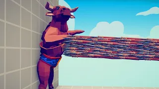 SUPER SPEED SPEARS PINNING EVERY UNIT TO THE WALL - TABS Totally Accurate Battle Simulator