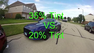 Comparison Between 35% Window Tint VS. 20% Window Tint On A Car