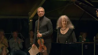 Martha Argerich, piano, Tedi Papavrami, violin. Complete recital at 26/8/2023 in Tannay, Switzerland