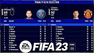 Manchester United vs PSG FIFA 21 Penalty Shootout MESSI VS RONALDO