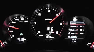 2013 Porsche Panamera Diesel 250 HP Acceleration 0-100 km/h & 0-100 mph