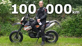 I rode 100000 km on my KTM 690 SMC - How did she do?