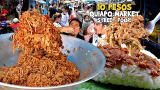 TRENDING 10 PESOS STREET FOOD IN QUIAPO MARKET MANILA! (HD) | PASTIL - Muslim Street Food in MANILA