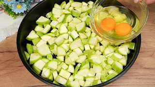 Just chop the zucchini and add the eggs! Dinner is ready in 15 minutes! Delicious and simple!