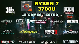 Ryzen 7 3700U Vega 10 Gaming Test ! 2021