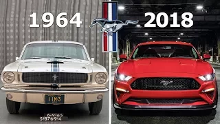 Ford Mustang Evolution: 1964 - 2018