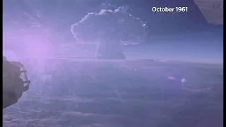 Russia releases secret footage of 1961 Tsar Bomba hydrogen blast