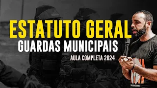 Estatuto Geral das Guardas Municipais - LEI 13.022/14 - Atualizado 2024