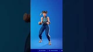 DON'T REMOVE CLOTHING 🍑❤️🍑 FORTNITE *THICC* STREET FIGHTER SKIN CHUN-LI