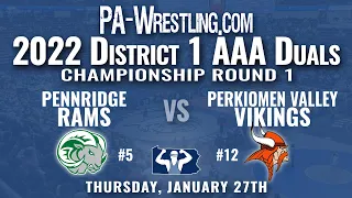 2022-01-27 Pennridge vs Perkiomen Valley (D1 Duals first round)