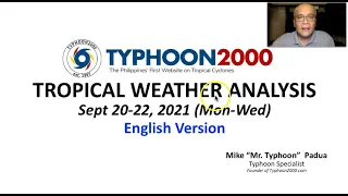 T2K Tropical Weather Analysis for Sept 20-22, 2021 (Mon-Wed) [English Ver]