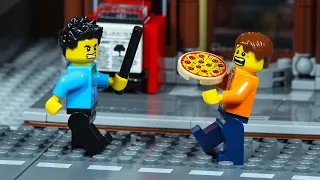 Lego City Crazy Pizza Delivery Attack