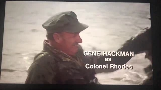 I placed the theme song from Friends to the end credits of Uncommon Valor (1983)