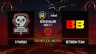 Dota2 - 9 Pandas vs BetBoom Team - Game 2 - ESL One Berlin 2023 - Group A