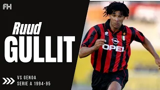 Ruud Gullit ● Skills ● AC Milan 1-0 Genoa ● Serie A 1994-95