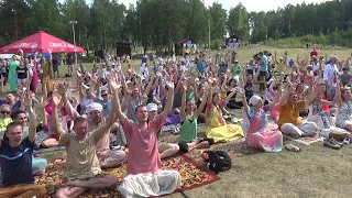 GOLOKA FEST. ЕС  Бхакти Ананта Кришна Госвами. Обучение бхакти йоге, Харе Кришна и киртан 07.08.2022