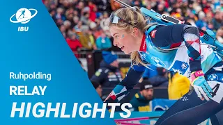 World Cup 22/23 Ruhpolding: Women Relay Highlights